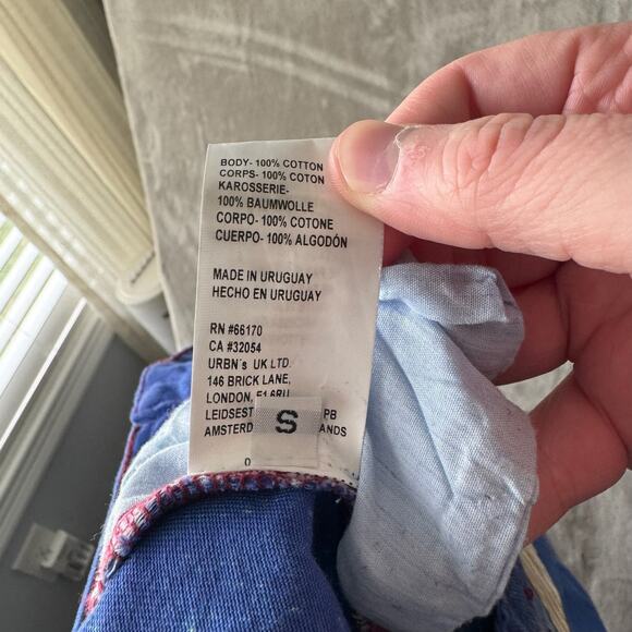 Mandinga Jeans Women Small Blue Bleached Storm High Rise Straight Leg - Picture 4 of 7